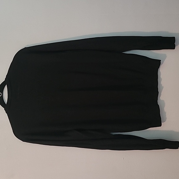 Travis Matthew Merino Wool V-neck Long Sleeves Black Sweater Men's L Casual Fall - Picture 7 of 14